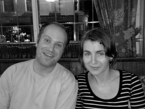 Ant & Marta in the pub (in Shrewsbury)